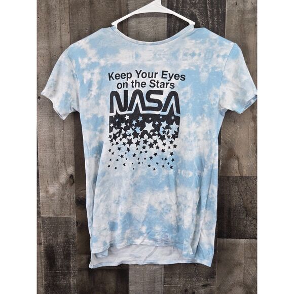 NASA Keep your eyes on the stars Junior Girl Size Med Tee - Picture 2 of 4